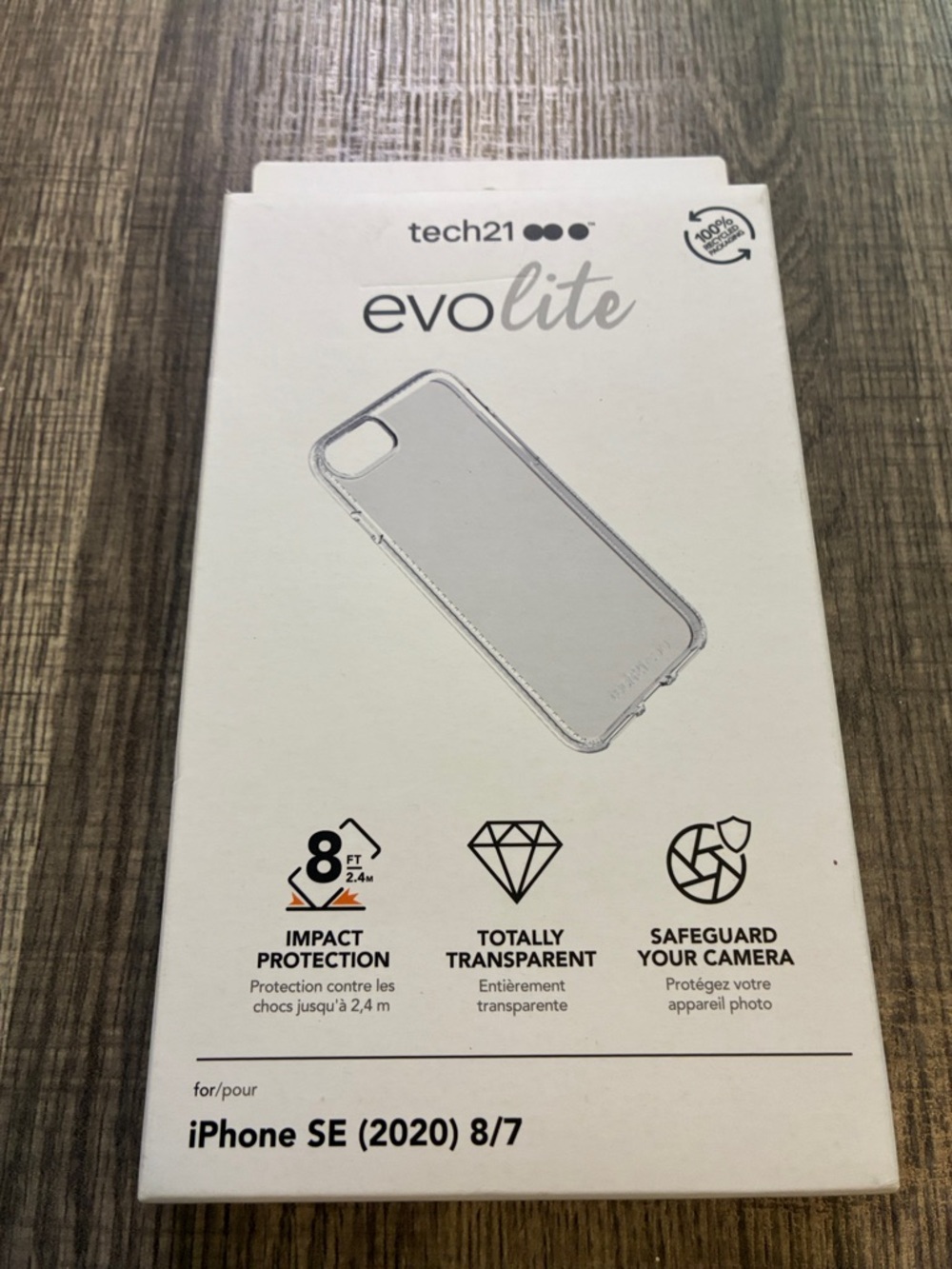 tech21 evo lite Clear Phone Case - Transparent/Clear